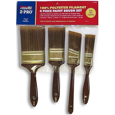 Premier General Purpose Paint Brush Set, 4-Piece 812Z